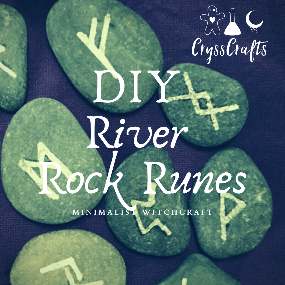 DIY River Rock Runes – CryssCrafts