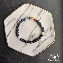 Load image into Gallery viewer, Natural Chakra Stone Diffuser Bracelet