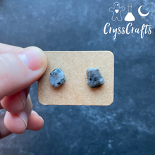 Load image into Gallery viewer, Natural Stone Chip Stud Earrings